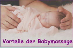 Vorteile der Babymassage